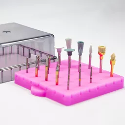 BurButler Ruby Pink 25 hole base  with burs lid off small.jpg