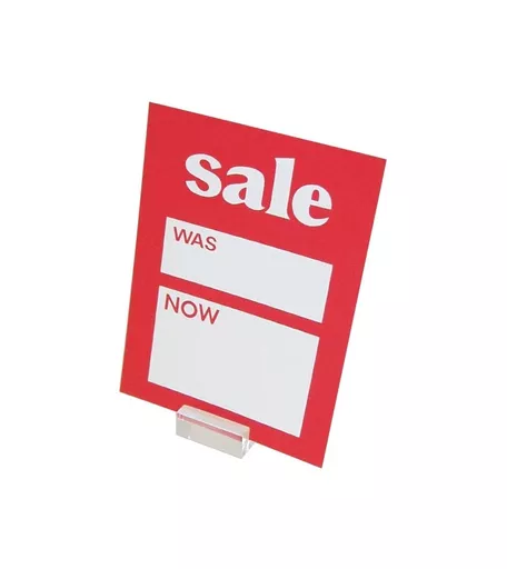 Clear Acrylic Micro Showcard Block
