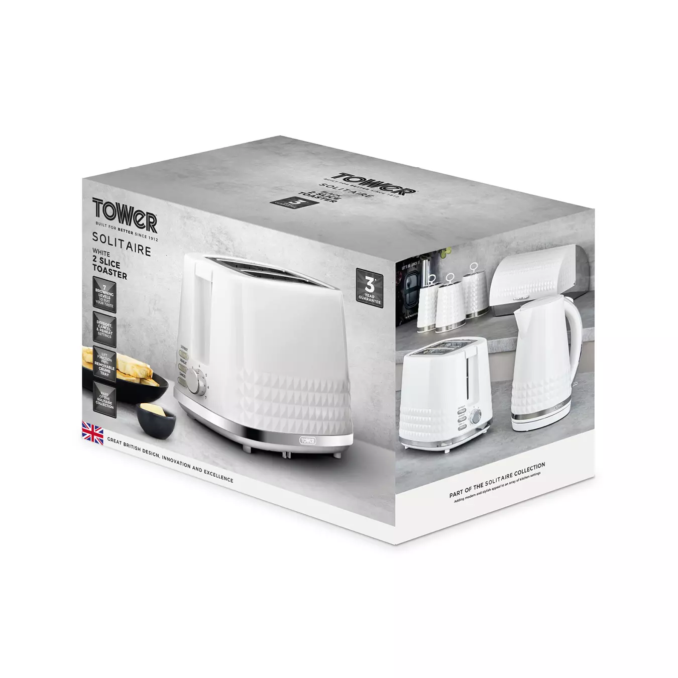 Solitaire Slice Toaster Toasters Tower Housewares