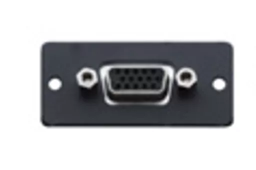 Kramer Electronics Wall Plate Insert − 15−pin HD (F/F) outlet box Black