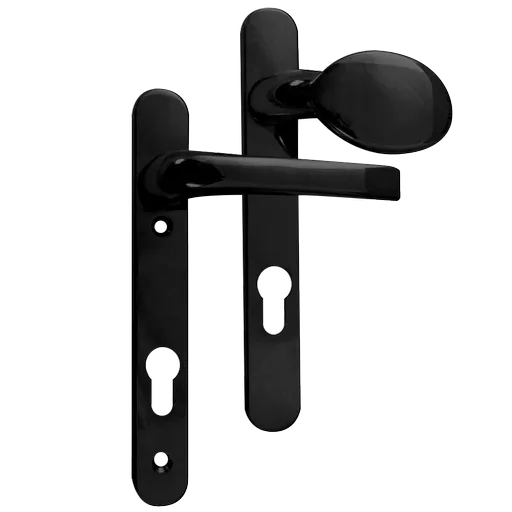 ASEC 92 Lever/Pad UPVC Furniture - 220mm Backplate