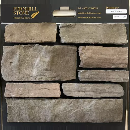 Stacked Ledgestone Grey