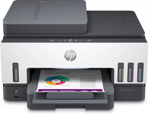 HP Smart Tank 7605 All-in-One, Print, Copy, Scan, Fax, ADF and Wireless, 35-sheet ADF; Scan to PDF; Two-sided printing