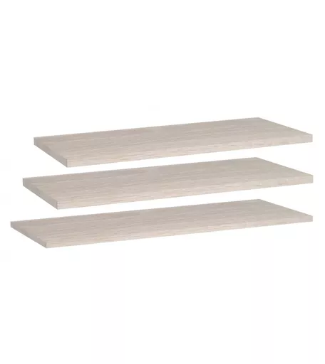 Rustic Oak Melamine Shelf - Various Widths Available