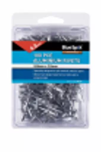 100 PCE 4.8mm X 10mm Aluminium Rivets