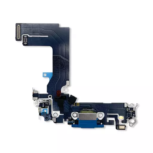 Charging Port Flex Cable (Blue) (RECLAIMED) - For iPhone 13 Mini