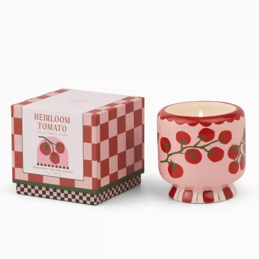 Paddywax A Dopo Tomato Vine Ceramic Candle - Heirloom Tomato