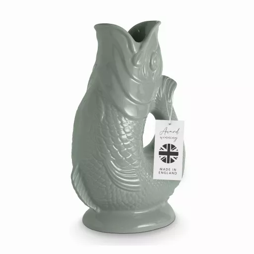 The Wade Fish Jug in Sage 0.6 Litre | Wade Ceramics