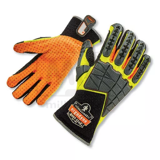 Ergodyne Impact Reducing Gloves - Yellow