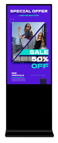 Clevertouch 65" 12965CLTOUCHTOTEM Commercial Display