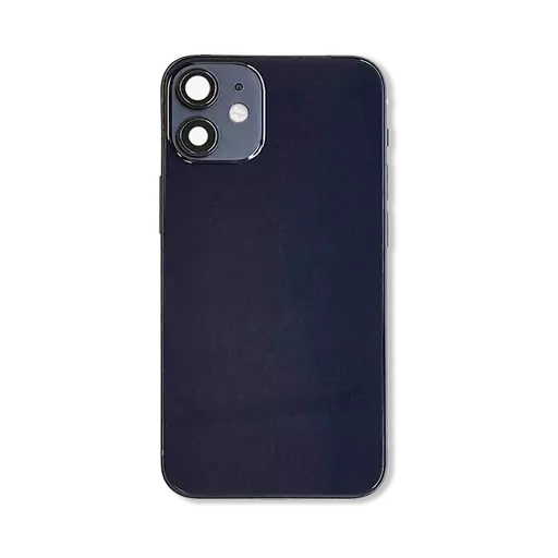 Back Housing With Internal Parts (Black) (No Logo) - For iPhone 12 Mini