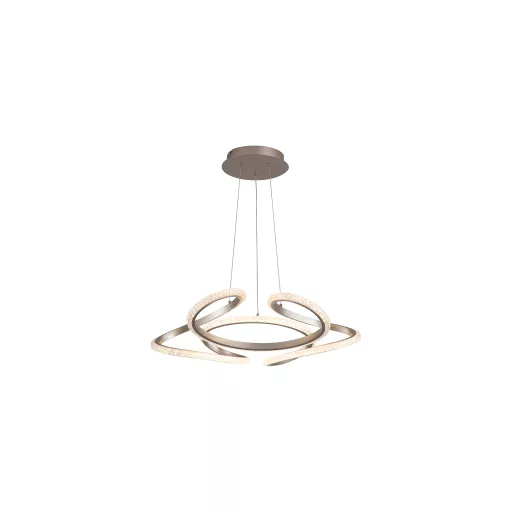 Doodle LED Pendant, Champagne Metal