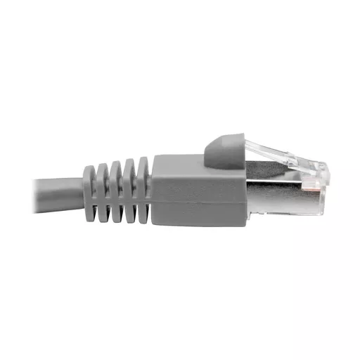 Tripp Lite N262-010-GY Cat6a 10G Snagless Shielded STP Ethernet Cable (RJ45 M/M), PoE, Gray, 10 ft. (3.05 m)
