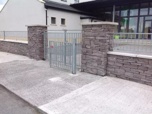 Stacked Ledgestone Grey (Knocktemple Primary School)