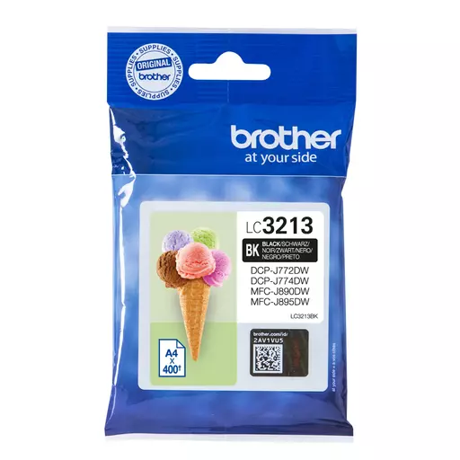 Brother LC-3213BK Ink cartridge black, 400 pages ISO/IEC 19752 for Brother DCP-J 772