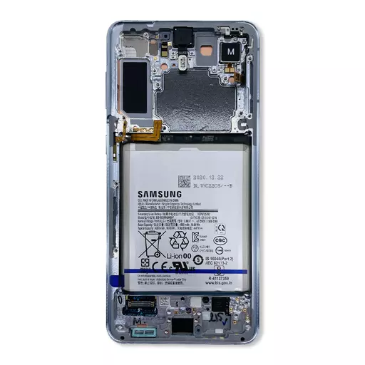 OLED Screen Assembly + Battery (Service Pack) (Phantom Silver) - Galaxy S21+ 5G (G996)