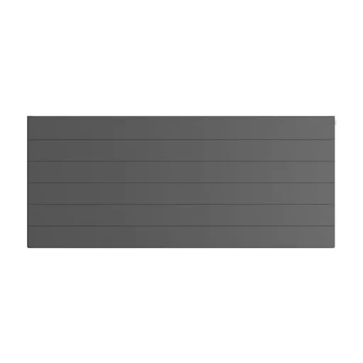 Flat Cover Plate with Lines 600 x 1400 Matt Anthracite
