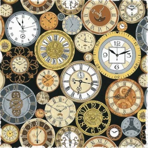 Clocks Textile