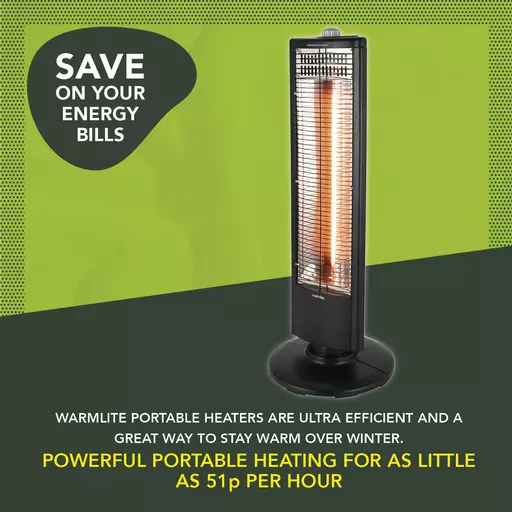 1KW Carbon Heater with Oscillation | Heaters | Warmlite Products