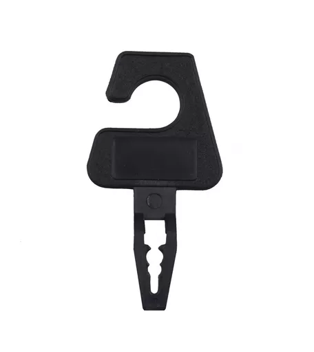 Black Plastic Belt Hooks - Box of 50