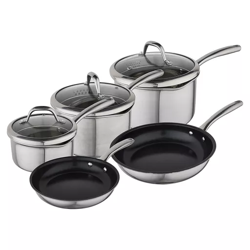 Tri-Ply 5 Piece Cookware Set