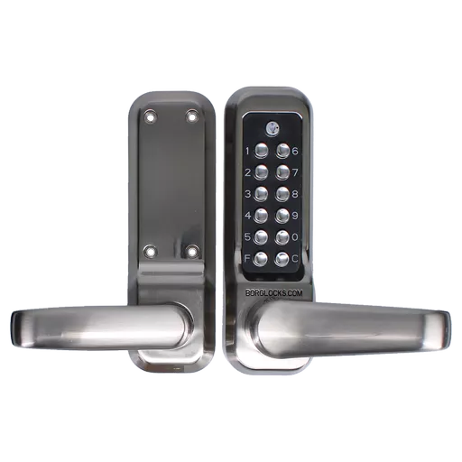 BORG BL7000 SS ECP Heavy Duty Easicode Pro Digital Lock With Lever Handle And No Latch