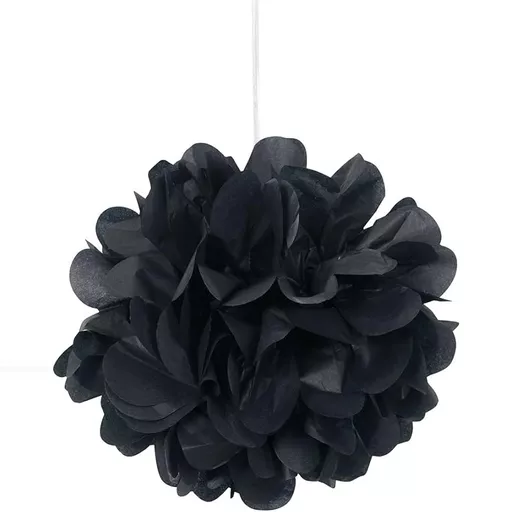 Black Mini Puff Tissue Decoration 9