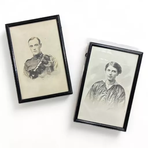 Pair of WW1 Era Framed Photos