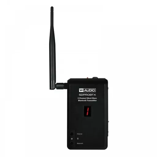 W Audio SDPROBTX 3-Ch Silent Disco Bluetooth Transmitter