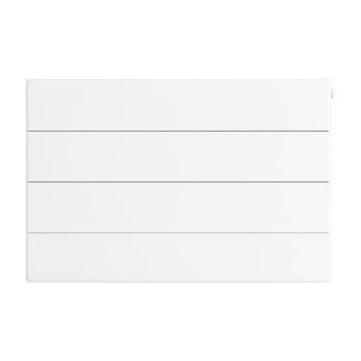Flat Cover Plate with Lines 400 x 600 Gloss White