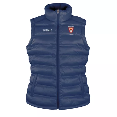 Hertford College Ladies Padded Gilet