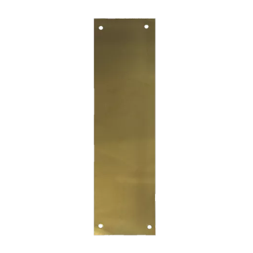 ASEC Finger Plate 75mm Width x 1.2mm Depth (PB) Polished Brass