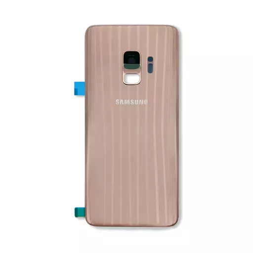 Back Cover w/ Camera Lens (Service Pack) (Gold) - For Galaxy S9 (G960)