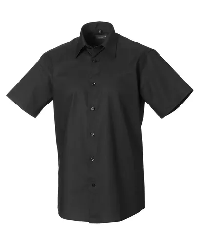 Men's Short Sleeve Easy Care Tailored Oxford Shirt