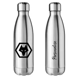 Wolves Crest Silver Insulated Water Bottle.jpg