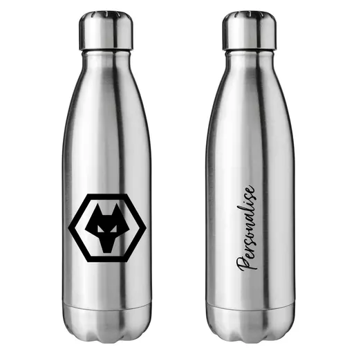 Wolves Crest Silver Insulated Water Bottle