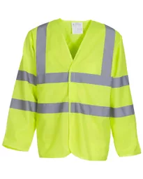 Hi-Vis Long Sleeve Waistcoat