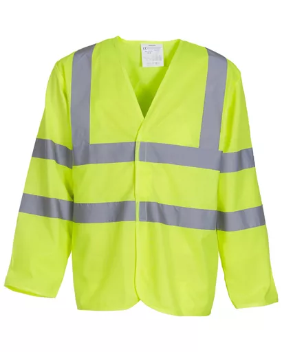 Hi-Vis Long Sleeve Waistcoat