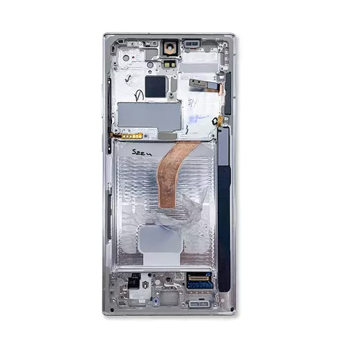 OLED Screen Assembly (RECLAIMED) (Grade B) (White) - Galaxy S22 Ultra 5G (S908)