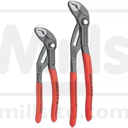 Knipex Cobra Water Pump Plier Set of 2 (180mm & 250mm)