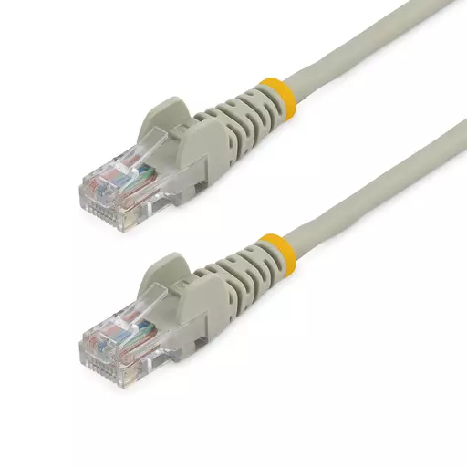 StarTech.com Cat5e Patch Cable with Snagless RJ45 Connectors - 5 m, Grey