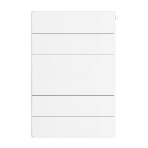 Flat Cover Plate with Lines 600 x 400 Gloss White