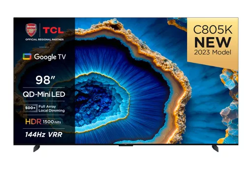 TCL C80 Series 98C805K TV 2.49 m (98") 4K Ultra HD Smart TV Wi-Fi Black 1500 cd/m²