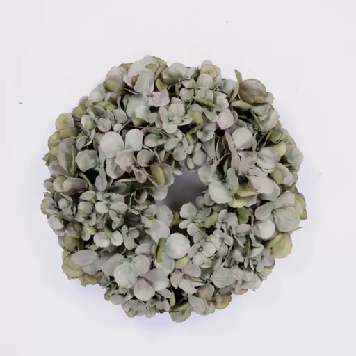 Green Hydrangea Wreath, Small