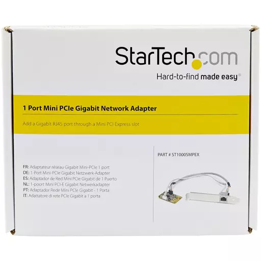 StarTech.com Mini PCI Express Gigabit Ethernet Network Adapter NIC Card