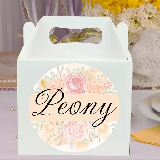 Children's Wedding Activity Box with Pink & Peach Roses