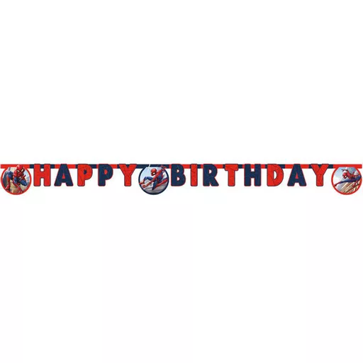 Spiderman Crime Fighter Letter Banner