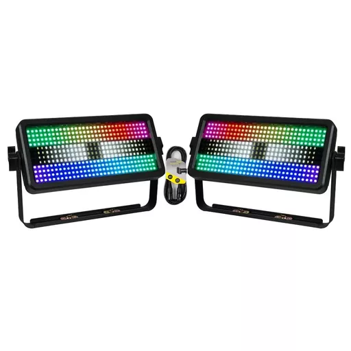 Equinox Blitzer Impact 384 Strobe Effect Twin Pack Bundle