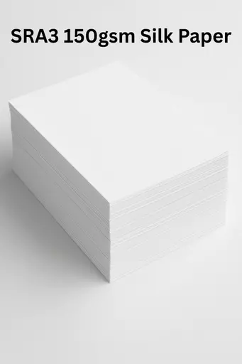 SRA3 White 150gsm Silk / Satin Paper