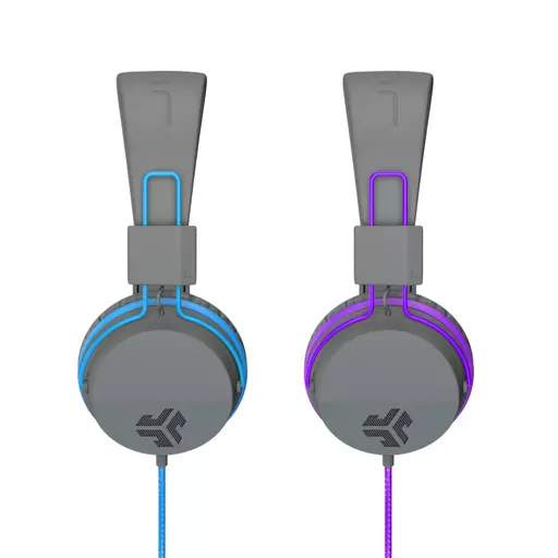 JLab JBuddies Kids Headphones - Grey/Blue